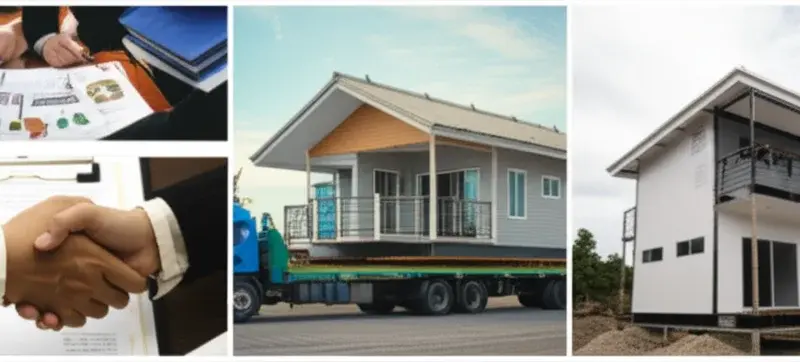 ขั้นตอนการซื้อและติดตั้งบ้านสำเร็จรูปในขอนแก่น — เลือกแบบ เจรจาราคา ขนส่ง ติดตั้ง และตรวจรับงาน