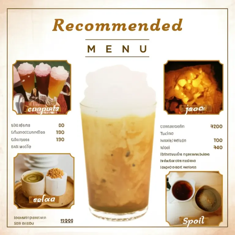 เมนูแนะนำ ราคา และเครื่องดื่มยอดนิยมของร้านกาแฟน็อคดาวน์ มหาสารคาม (รวมเครื่องดื่มท้องถิ่นและของหวาน)