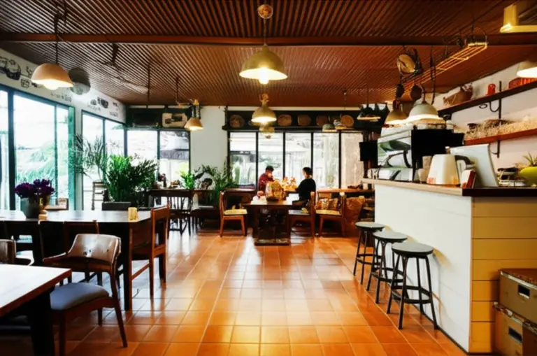 ทำความรู้จักร้านกาแฟน็อคดาวน์ ย่านบางกะปิ — บรรยากาศ ประวัติ และจุดเด่นที่ทำให้ต้องไม่พลาด