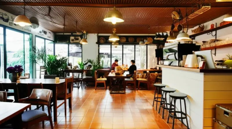ทำความรู้จักร้านกาแฟน็อคดาวน์ ย่านบางกะปิ — บรรยากาศ ประวัติ และจุดเด่นที่ทำให้ต้องไม่พลาด