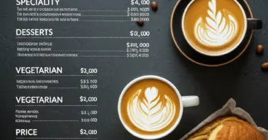 เมนูยอดนิยม ราคาและเวลาทำการ: เมนูแนะนำ กาแฟพิเศษ ของหวาน และตัวเลือกมังสวิรัติ/ไม่มีนม