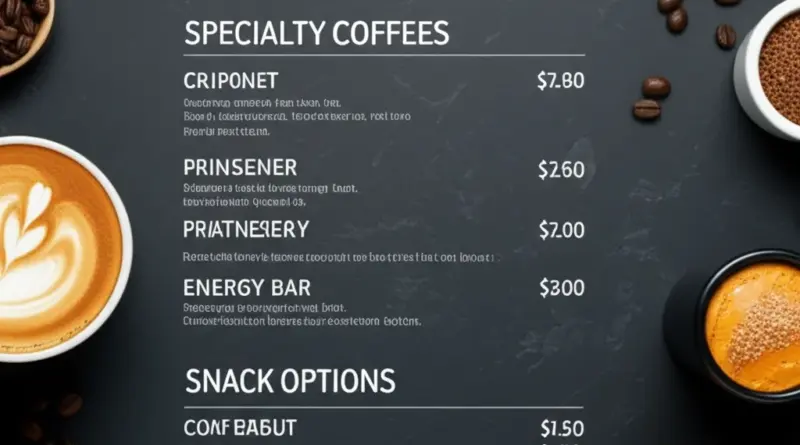 เมนูแนะนำและราคา รวมเมนูซิกเนเจอร์ กาแฟพิเศษ และตัวเลือกของว่างสำหรับทุกไลฟ์สไตล์