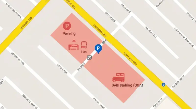 การเดินทางและที่จอดรถรอบร้าน — แผนที่พิกัด GPS ทางเข้า-ออก ใกล้ BTS/รถเมล์ และแนะนำที่จอดรถใกล้เคียง