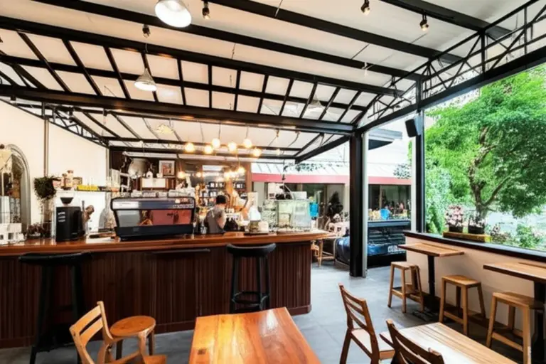 ทำความรู้จักร้านกาแฟน็อคดาวน์ ยานนาวา — ประวัติ คอนเซ็ปต์ บรรยากาศ และจุดเด่นที่ต้องรู้