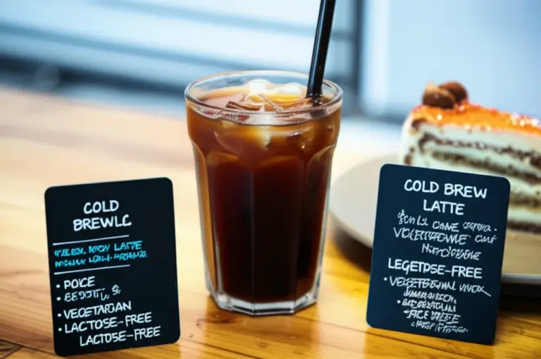 เมนูฮิตและราคา: แนะนำลาเต้ cold brew เค้กโฮมเมด พร้อมช่วงโปรโมชั่นและตัวเลือกสำหรับมังสวิรัติ/แพ้แลคโตส