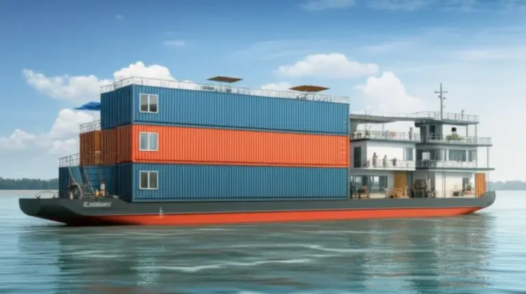 แบบและขนาดคอนเทเนอร์ที่แนะนำในยานนาวา: ประเภท (20ft/40ft/โมดูลต่อเติม) การวางแปลน และการปรับสำหรับสภาพอากาศริมแม่น้ำ
