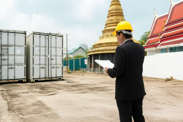 การหาทำเลและตรวจสอบข้อกฎหมายในเขตบางกอกใหญ่สำหรับบ้านคอนเทนเนอร์