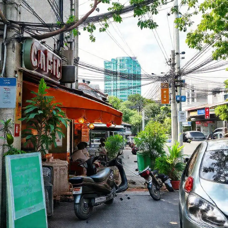 วิธีค้นหาและเดินทางไปยังร้านกาแฟน็อคดาวน์ เขตคลองสาน — แผนที่ รถสาธารณะ และที่จอดรถ