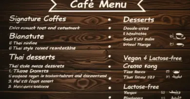 เมนูแนะนำและราคา — กาแฟซิกเนเจอร์ ขนมไทย-สไตล์คาเฟ่ ตัวเลือกสำหรับมังสวิรัติและคนแพ้แลคโตส