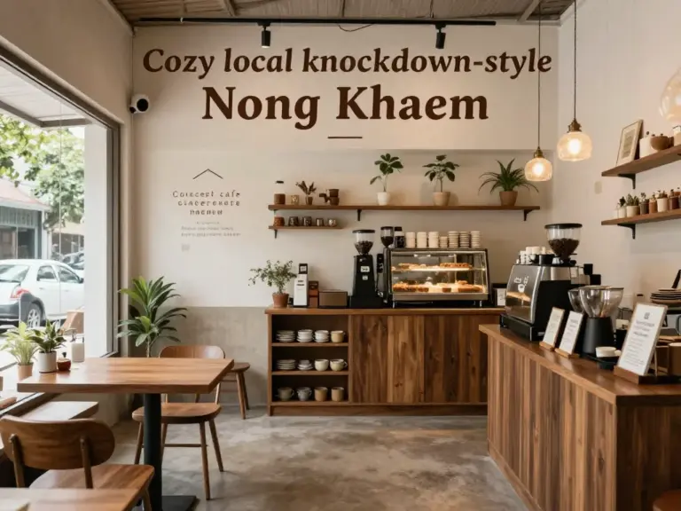 ทำความรู้จักร้านกาแฟน็อคดาวน์ เขตหนองแขม: ประวัติ คาเฟ่คอนเซ็ปต์ และเมนูแนะนำสำหรับคนท้องถิ่น