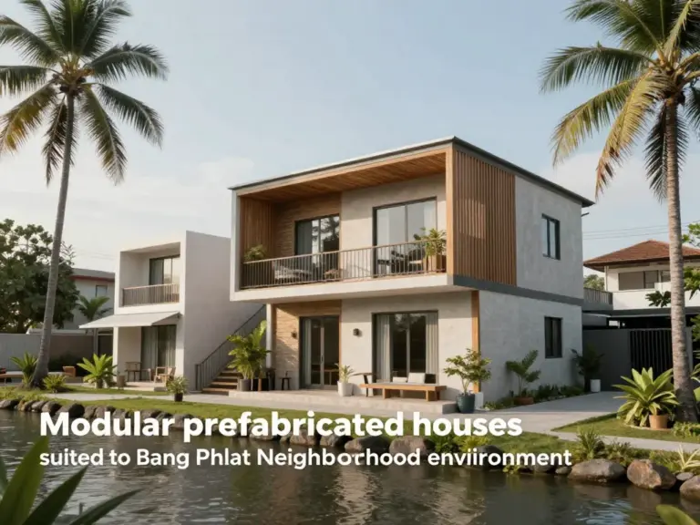 ทำความเข้าใจประเภทและมาตรฐานของบ้านสำเร็จรูปที่เหมาะกับสภาพแวดล้อมเขตบางพลัด