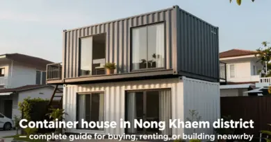 บ้านคอนเทนเนอร์ เขตหนองแขม: คู่มือครบจบสำหรับผู้ต้องการซื้อ เช่า หรือสร้างบ้านคอนเทนเนอร์ในพื้นที่ใกล้เคียง