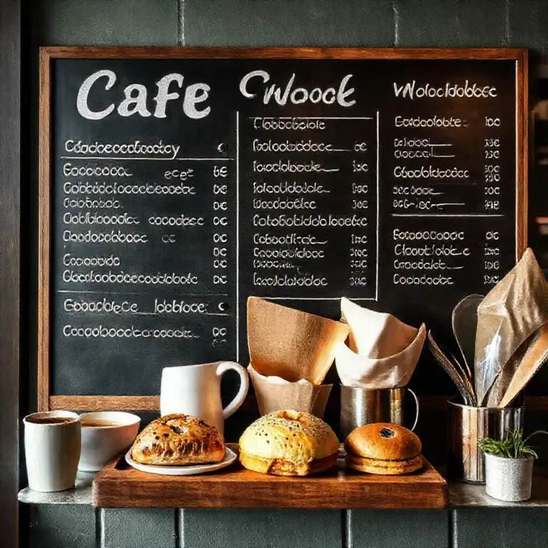 เมนูแนะนำและราคา — กาแฟพิเศษ ขนมโฮมเมด และตัวเลือกสำหรับคนแพ้นม/มังสวิรัติ