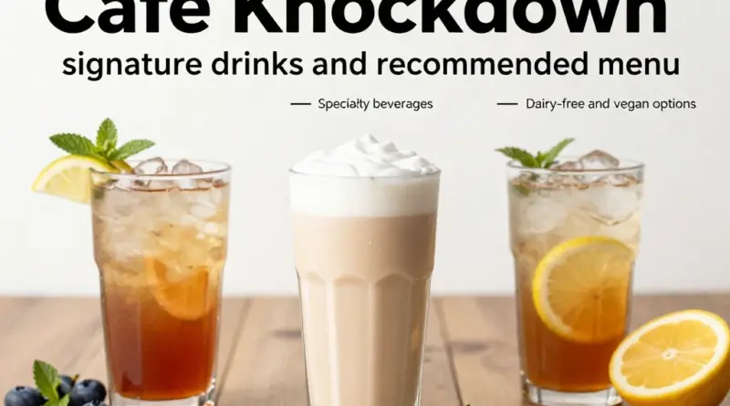 เมนูแนะนำและเครื่องดื่มเด็ดของร้านกาแฟน็อคดาวน์ — ราคา เทคนิคการสั่ง และเมนูสำหรับคนแพ้นม/มังสวิรัติ