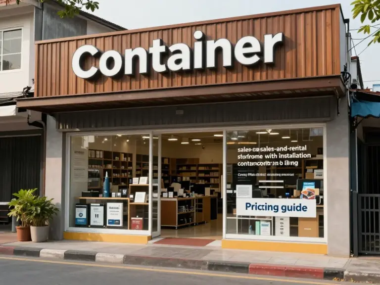 แหล่งซื้อ-เช่า คอนเทนเนอร์และผู้รับเหมาติดตั้งในเขตบางพลัด พร้อมคำแนะนำการเปรียบเทียบราคา