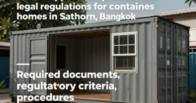 กระบวนการขออนุญาตและข้อกฎหมายในกรุงเทพฯ สำหรับบ้านคอนเทนเนอร์ (เขตสาทร): เอกสารที่ต้องใช้ เกณฑ์ข้อบังคับ และแนวทางปฏิบัติ