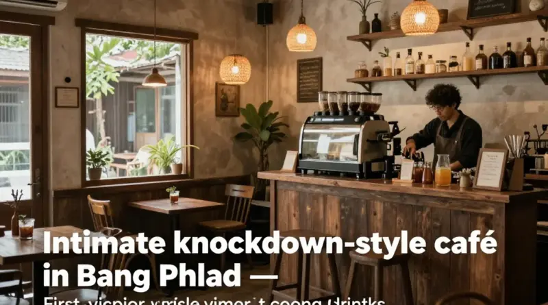 ทำความรู้จักร้านกาแฟน็อคดาวน์ บางพลัด — ประวัติ คอนเซ็ปต์ บรรยากาศ และเมนูแนะนำสำหรับผู้มาเยือนครั้งแรก
