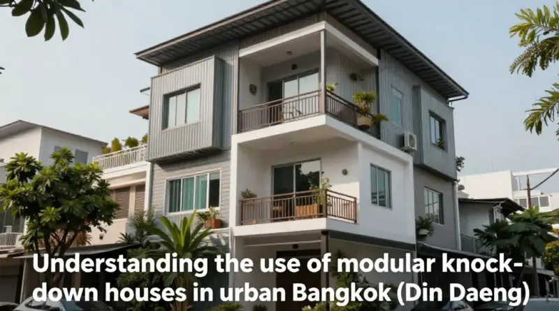 ทำความเข้าใจการใช้บ้านน็อคดาวน์ในเขตดินแดง: เหตุผล ความเหมาะสมด้านที่ตั้งข้อดี-ข้อจำกัด และกฎหมายท้องถิ่น