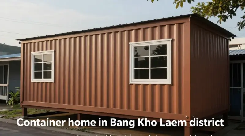 ทำความเข้าใจข้อดี ข้อเสีย และกฎหมายที่เกี่ยวข้องกับการตั้งบ้านคอนเทนเนอร์ในเขตบางคอแหลม