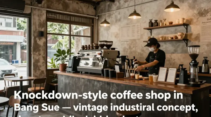 ทำความเข้าใจร้านกาแฟน็อคดาวน์ ย่านบางซื่อ — ประวัติ คอนเซ็ปต์ เมนูเด่น และบรรยากาศที่ลูกค้าคาดหวัง