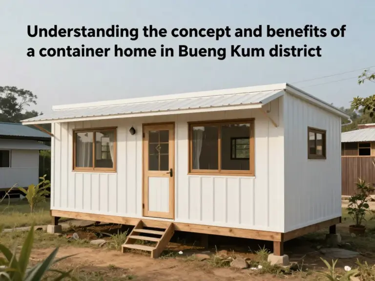 ทำความเข้าใจแนวคิดและประโยชน์ของบ้านคอนเทนเนอร์ในเขตบึงกุ่ม