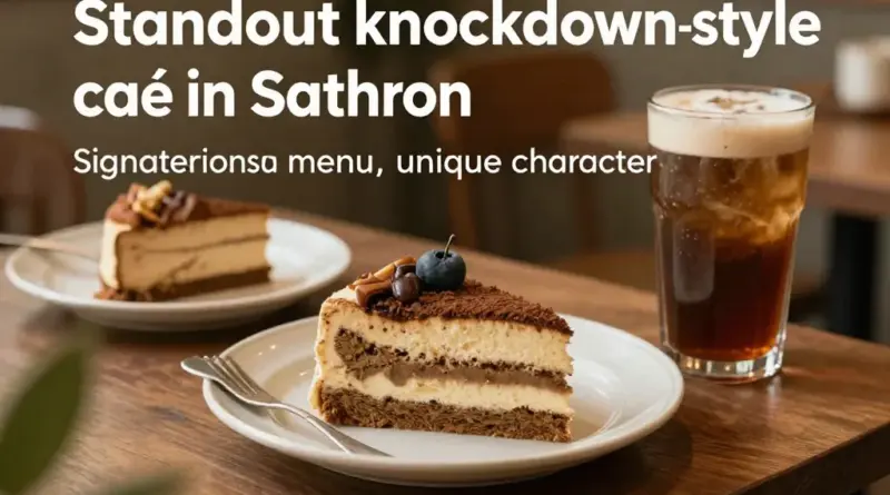 ทำไมร้านกาแฟน็อคดาวน์ถึงโดดเด่นในสาทร — เมนูแนะนำ บรรยากาศ และเอกลักษณ์ของร้าน