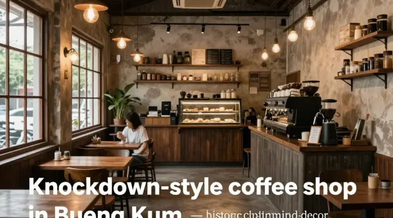 ทำไมร้านกาแฟน็อคดาวน์ในเขตบึงกุ่มถึงโดดเด่น: ประวัติ สไตล์การตกแต่ง และบรรยากาศ
