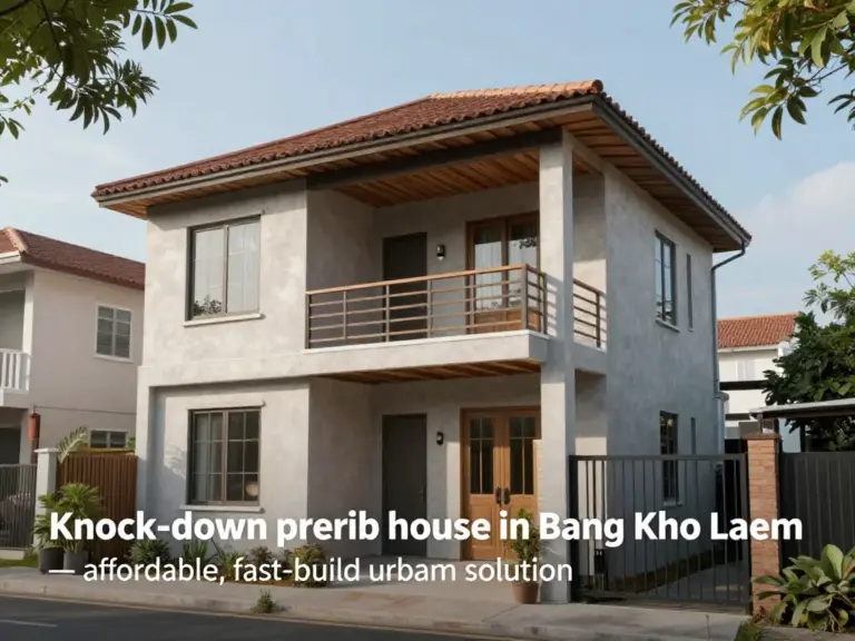 บ้านน็อคดาวน์ เขตบางคอแหลม: ทางเลือกที่คุ้มค่าในการสร้างบ้านเร็ว ตอบโจทย์ชีวิตคนเมือง