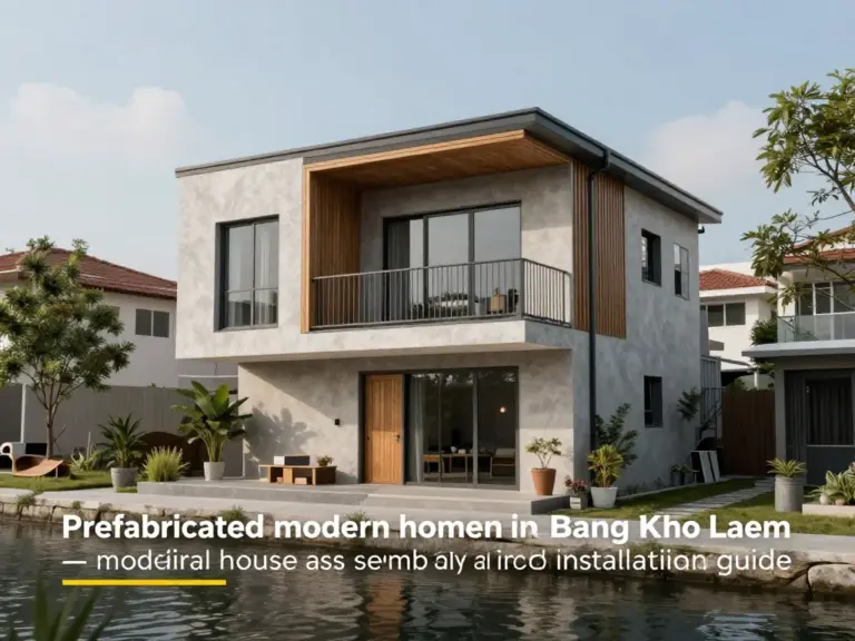 บ้านสำเร็จรูป เขตบางคอแหลม: คู่มือครบจบ — เลือก สร้าง และติดตั้งบ้านสำเร็จรูปให้คุ้มค่าที่สุด