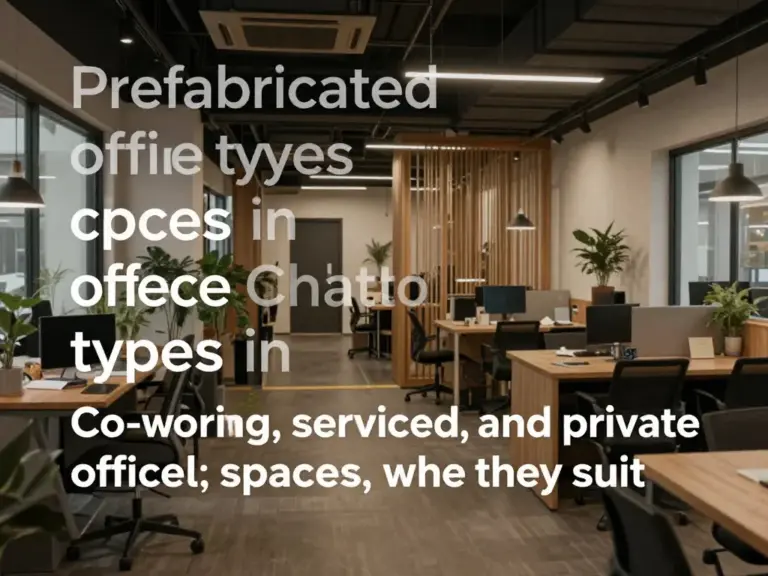 ประเภทออฟฟิศสำเร็จรูปในจตุจักร — พื้นที่ให้เช่าแบบ Co-working, Serviced Office และ Private Office เหมาะกับใครบ้าง