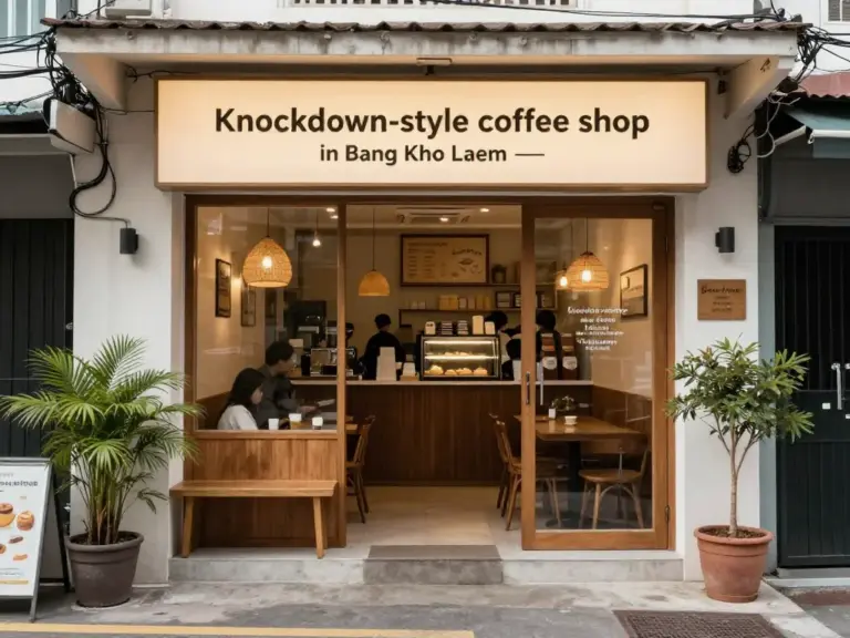 ร้านกาแฟน็อคดาวน์ เขตบางคอแหลม: แนะนำเมนู บรรยากาศ การเดินทาง และรีวิวจริงจากลูกค้า