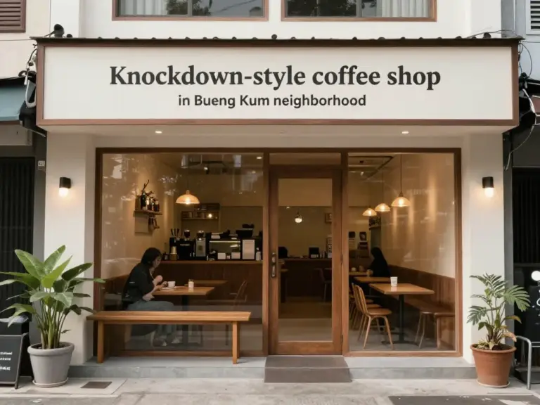 ร้านกาแฟน็อคดาวน์ เขตบึงกุ่ม: คู่มือฉบับสมบูรณ์เพื่อค้นหา รีวิว เมนู และประสบการณ์จิบกาแฟในท้องถิ่น