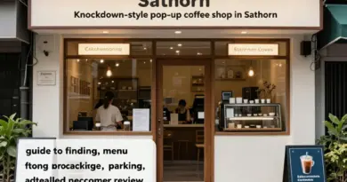 ร้านกาแฟน็อคดาวน์ เขตสาทร: คู่มือค้นหา เลือกเมนู ที่จอดรถ และรีวิวฉบับละเอียดสำหรับผู้มาใหม่