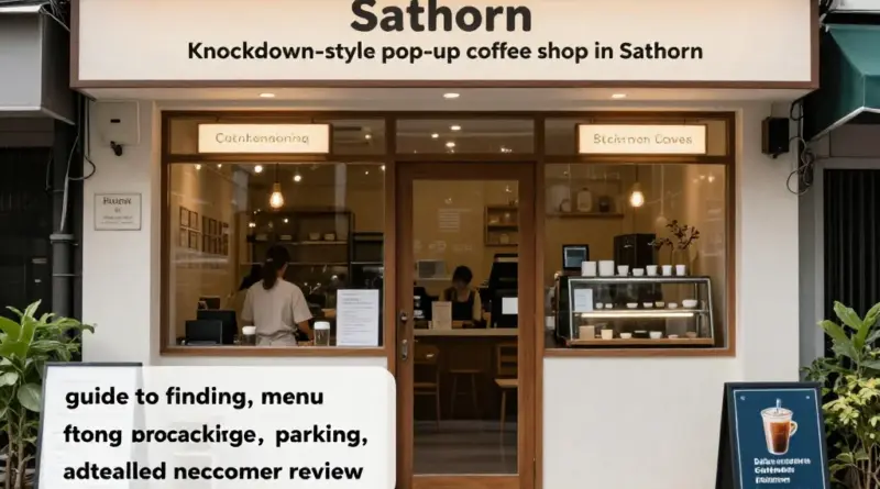 ร้านกาแฟน็อคดาวน์ เขตสาทร: คู่มือค้นหา เลือกเมนู ที่จอดรถ และรีวิวฉบับละเอียดสำหรับผู้มาใหม่
