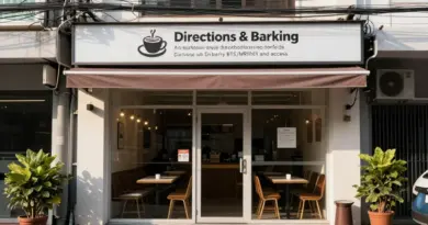 วิธีการเดินทางและที่จอดรถรอบๆ ร้านกาแฟน็อคดาวน์ เขตดินแดง พร้อมการใช้รถไฟฟ้า/รถเมล์