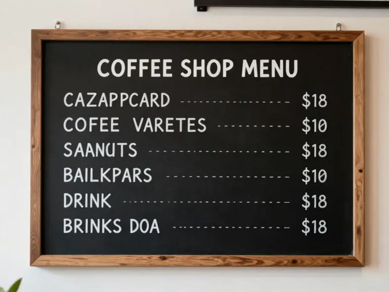 เมนูแนะนำและราคาจริง: เมนูยอดนิยม เมล็ดกาแฟ และตัวเลือกเครื่องดื่มพร้อมรายละเอียดราคา