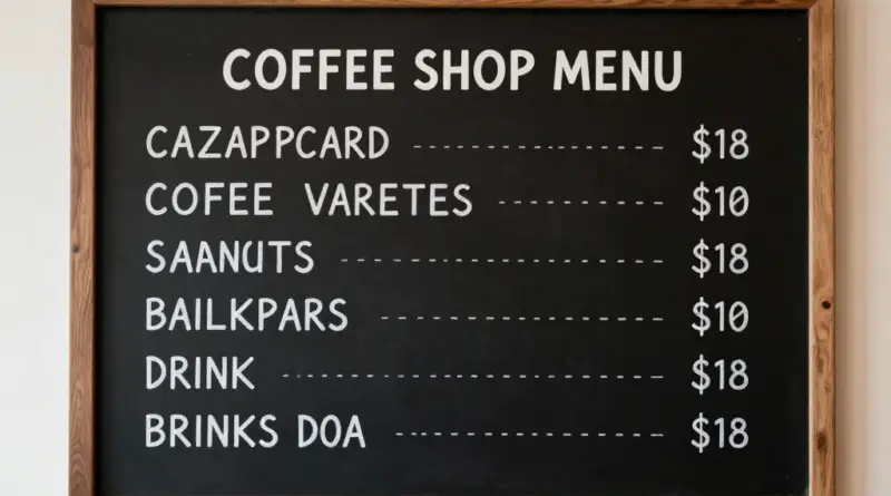 เมนูแนะนำและราคาจริง: เมนูยอดนิยม เมล็ดกาแฟ และตัวเลือกเครื่องดื่มพร้อมรายละเอียดราคา