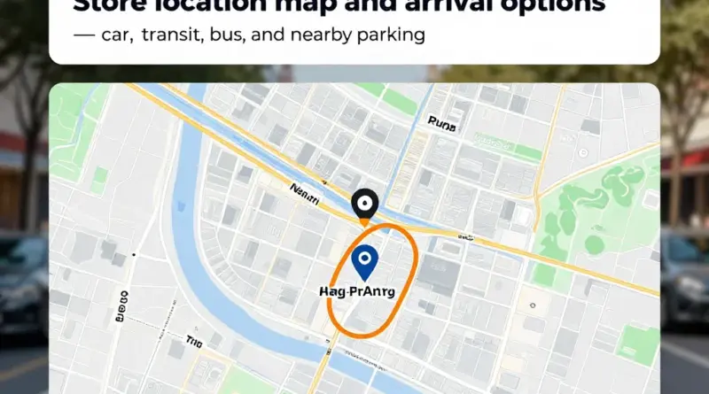 ตำแหน่งร้าน แผนที่การเดินทาง และที่จอดรถ — ข้อมูลการมาถึงโดยรถยนต์ รถไฟฟ้า/รถเมล์ และการจอดรอบร้าน