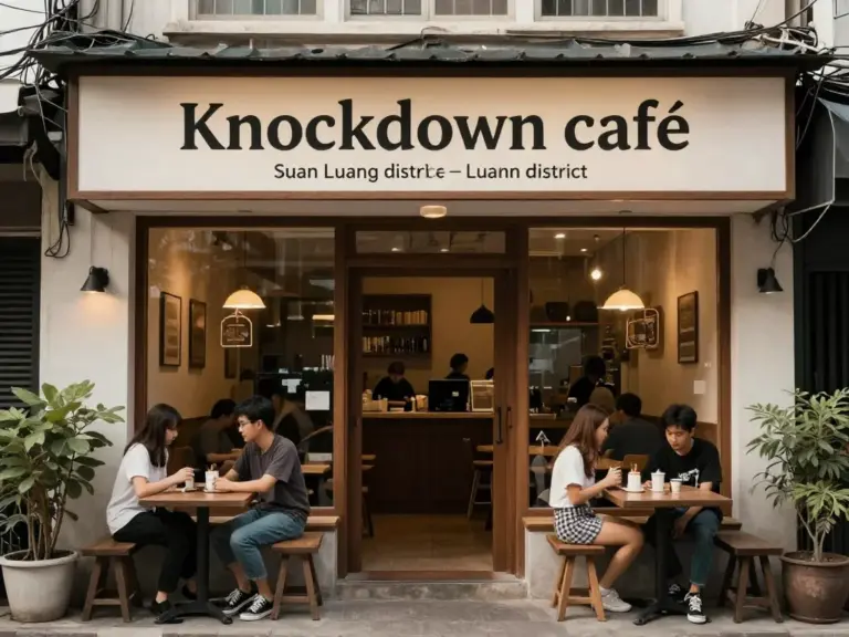ทำความรู้จักร้านกาแฟน็อคดาวน์ เขตสวนหลวง: ประวัติ ตำนานและบรรยากาศที่ทำให้ต้องมาเช็คอิน