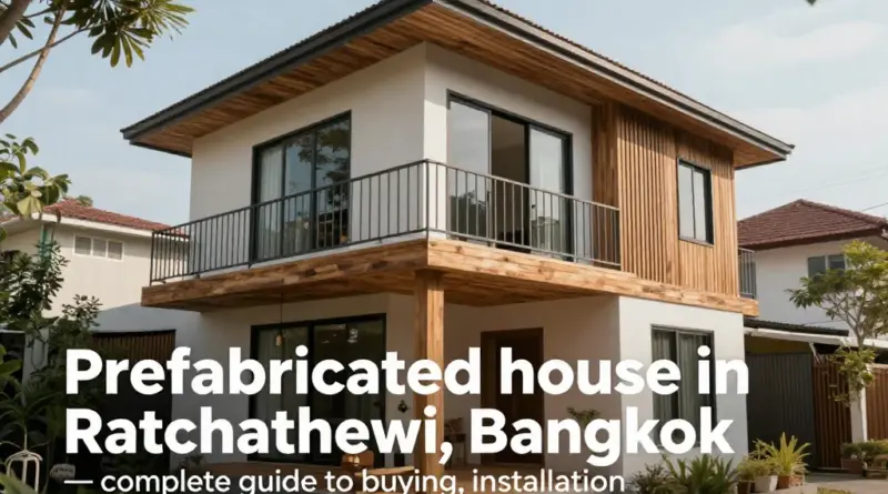 บ้านสำเร็จรูป เขตราชเทวี: คู่มือครบถ้วน เลือกซื้อ ติดตั้ง และข้อควรรู้สำหรับผู้อยู่อาศัยในกรุงเทพ