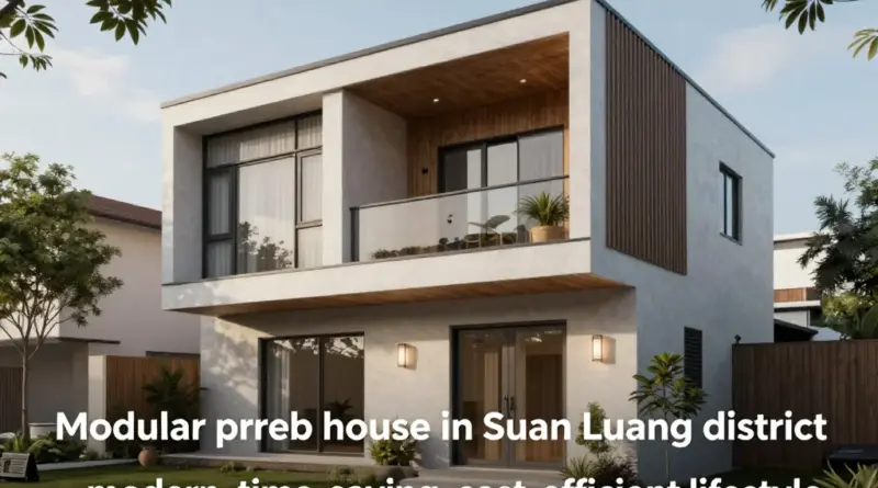 บ้านสำเร็จรูป เขตสวนหลวง: ทางเลือกชีวิตทันสมัย ประหยัดเวลาและค่าใช้จ่าย