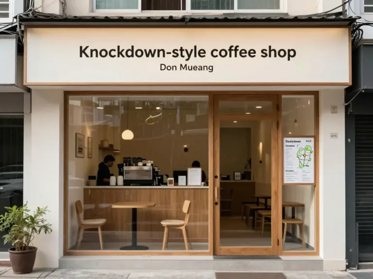 ร้านกาแฟน็อคดาวน์ เขตดอนเมือง: คู่มือฉบับย่อเพื่อค้นหา รีวิว เมนู เวลาเปิด-ปิด และวิธีไปถึงร้าน