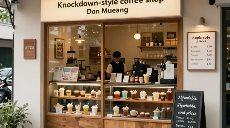 ร้านกาแฟน็อคดาวน์ เขตดอนเมือง — รีวิวบรรยากาศ เมนูเด็ด และราคา (แนะนำเมนูยอดนิยมสำหรับลูกค้าในพื้นที่)