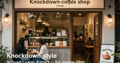 ร้านกาแฟน็อคดาวน์ เขตสวนหลวง: รีวิวเต็มรูปแบบ วิธีไป เมนูเด่น และเวลาเปิด-ปิดสำหรับผู้มาเยือนและคนท้องถิ่น