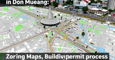 สถานที่ตั้งและกฎหมายท้องถิ่น: ข้อกำหนดผังเมือง การขออนุญาตปลูกสร้าง และการเชื่อมต่อสาธารณูปโภคในดอนเมือง