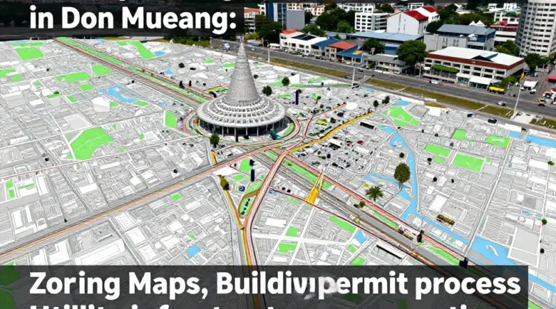 สถานที่ตั้งและกฎหมายท้องถิ่น: ข้อกำหนดผังเมือง การขออนุญาตปลูกสร้าง และการเชื่อมต่อสาธารณูปโภคในดอนเมือง