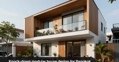 แนวทางออกแบบบ้านน็อคดาวน์ที่เหมาะกับสภาพอากาศและวิถีชีวิตคนกรุงเทพฯ พร้อมไอเดียประหยัดพื้นที่