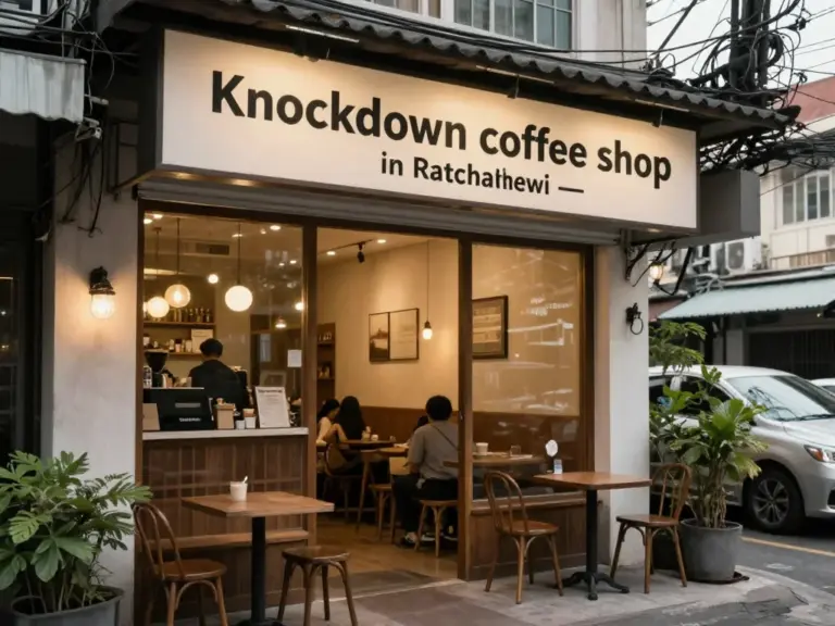 1. ทำความรู้จักร้านกาแฟน็อคดาวน์ เขตราชเทวี — ประวัติ ต้นกำเนิด บรรยากาศ เวลาเปิด-ปิด และจุดเด่นที่แตกต่างจากคาเฟ่อื่นในย่านราชเทวี