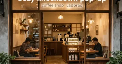 ทำความรู้จักร้านกาแฟน็อคดาวน์ ลาดพร้าว — ประวัติ เมนูเด่น และบรรยากาศที่ต้องรู้