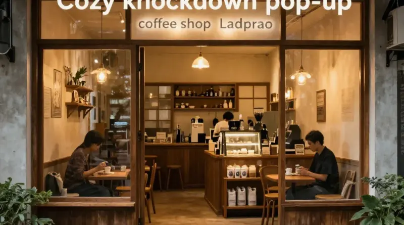 ทำความรู้จักร้านกาแฟน็อคดาวน์ ลาดพร้าว — ประวัติ เมนูเด่น และบรรยากาศที่ต้องรู้